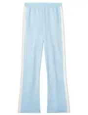 NEW Art Class Youth Light Blue White Stripe Pockets Flare Track Pant Size Small
