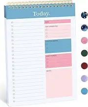 To Do List Pad - To Do List Notebook for Work with 52 Sheets, Undated Daily Planner Perfect for Daily Tasks and Goal Setting, To Do List Notepad Suitable for Office, Home and School-Early Dawn