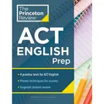 【ACT大學入學考試】PRINCETON REVIEW ACT ENGLISH PREP: 4 PRACTICE TESTS + REVIEW + STRATEGY FOR THE ACT ENGLISH SECTION