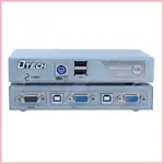 ♞,♘,♙KVM 切換器 2 端口 VGA USB 和 PS2 DTECH DT-8021