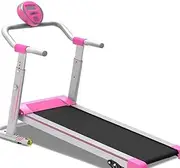 Treadmills for Home,Folding Treadmill Motorized Running Jogging Machine Home Foldable Mute Magnetic Control Mechanical Treadmill Mechanical Treadmill Without Electricity