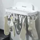 Drying Rack with 17 Clothespin Hollow Socks Clothes Clothes Dryer Bright Color