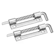Spring Loaded Latch Pin, 2Pcs 3.35" - Stainless Steel Left-Handed with Hole