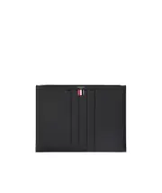pebbled document case One size Black
