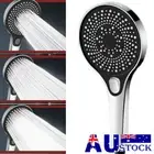 Hand Held Shower Head High Pressure 3-Mode With 1.5m Stainless Steel Hose 130mm