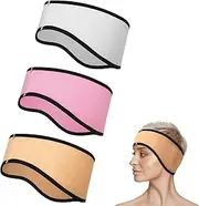 Cosmos 3 Pcs Winter Ear Warmer Headband Fleece Ear Muffs Stretchy Sports Running Ear Covers for Women and Men, Full Cover Ear Headbands for Jogging Cycling Skiing