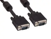 New 100ft Coaxial SVGA Monitor Cable - Micro Connector - Triple Shielded - Male
