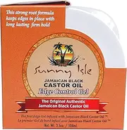 Sunny Isle Jamaican Castor Oil Edge Hair Gel 3.5oz Jar (2 Pack)