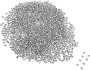 SHINEOFI 1440pcs Glass Sew On Gems: Flatback Square Claw Glass Sewing for DIY Jewelry Crafts Clothes Shoes Costume Decoration Accessories