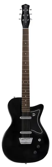 Dan Electro Danelectro '56 Baritone Electric Guitar - Black with High-Output Lipstick Pickups