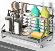 Sink Caddy Kitchen Sink Organizer, Sponge Holder for Kitchen Sink with Remova...