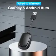USB Car Wireless CarPlay & Android Auto Adapter Dongle Plug & Play 5GHz BT 5.0