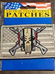 Enduring Freedom Hook & Loop Punisher Patch 3.5" (N192)