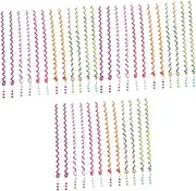 FRCOLOR 3sets Hair for Girls Girls Hair Braider Styling Tool Rainbow Polymer Clay 12pcs*3