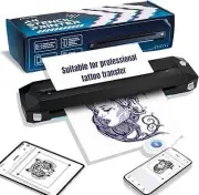 KVM Wireless Tattoo Stencil Printer – Bluetooth Thermal Transfer Machine