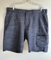 Huk Shorts Men Gray Next Level XXL Quick Drying Performance Fish Fishing NEW