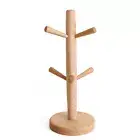 Beech Wood Kitchen Mug Holder Coffee Cup Tea Drying Tree Rack Stand Storage Rack