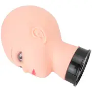 Mannequin Head Model Bald Manikin Doll Head Training Soft Wig Glasses Displa BX5