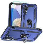 Samsung A14 5G Case with HD Screen Protector: Samsung Galaxy A14 5G Case Blue