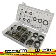 Automotive Dowty Bonded Seal Washer Assortment O-ring Kit with Storage Box