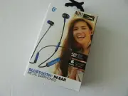 Altec Lansing Bluetooth In Ear Metal Earphones with Siri Google Assist Blue/Blk