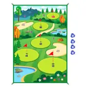 40"x55" Single Sided Golf Chipping Game Golf Hitting Mats Golf Practice Mat