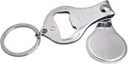 Healeved Nail Clippers Bottle Opener Multifunctional Manicure Tools Style Carbon Steel Fingernail Scissors Easy to Use
