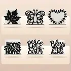 Durable Maple Leaf Napkin Holder Iron Art Desktop Napkin Holder Dining Table