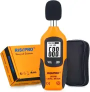 New Decibel Meter RISEPRO Digital Sound Level Meter 30- 130 dB Audio Noise Me...