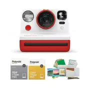 Polaroid Now VF I Type Instant Camera Red Bundle with Film and Accessory Kit
