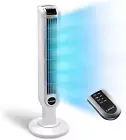 Portable 36" Oscillating 3-Speed Tower Fan with Remote Control and Timer for Bed