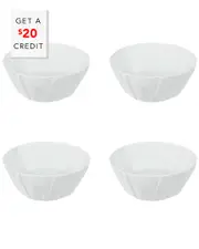 Vista Alegre Matrix Cereal Bowls (Set Of 4) with $20 Credit