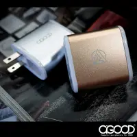 在飛比找蝦皮購物優惠-A-GOOD】鋁合金USB 2孔急速充電3.4A電源充電器(