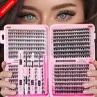 640pcs Lash Extension 3D+4D+5D Curl Eyelash Extension Kit Makeup Tool