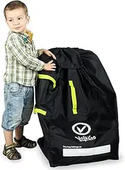 VolkGo Durable Car Seat Travel Bag with Bonus e-Book ?? Ideal Gate Check Bag for Air Travel & Saving Money ?? for Safe Secure & Germ-Free Car Seat ?? Fits Car Seats Infant Carriers & Booster