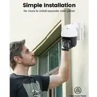 1920×1080P Solar Camera 320 Degree Solar Security Camera Wireless Solar GE