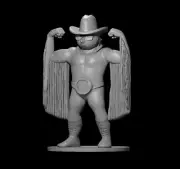 Macho Owlbear Wrestler Monster Manual Fighter 28mm Scale DND D&D Tabletop Mini