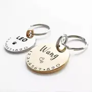 Personalized Pet Cat Dog ID Tag Collar Accessories Custom Necklace Chain Charm