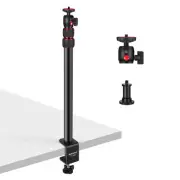 NEEWER Extendable Camera Desk Mount&1/4''Ball Head&1/4''screw Adapter&C Clamp