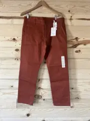 Dockers The Broken In Alpha Khaki Rust Athletic Fit Pants Men's Sz 38 X 30 NEW