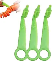 Cucumber Spiralizer | Multifunctional Tornado Spiralizer - Set of 3 Reusable Kitchen Gadgets, Vegetable Cutter for Outdoor Picnic, Daily Use