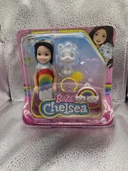 Barbie Chelsea Doll Dress-Up Rainbow Cloud & Cat Doll Set (NEW)