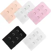 [BESTYASH] Bra Lingerie Extenders 2-hook 3 Rows Extension Straps Women Underwear Pack for Bras Extender Random Color