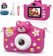 Kids Camera with LCD Display, Digital Camera Toys for Kids Ages 3 4 5 6 7 8 9 10 11 12 Years Old Boys Girls (C)