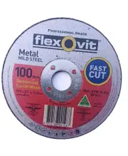 Flexovit Reinforced Cut-Off Wheel 100mm 66252841558