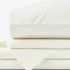 The Company Store Company Cotton Classic Cool Cotton Percale Sheet Set, Ivory