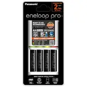 Eneloop PRO Quick Charger - Includes 4x PRO AA Batteries