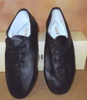 LEATHER SPLITSOLE JAZZ SHOES BLACK LADIES DANCE S0405L Bloch Soft oxford