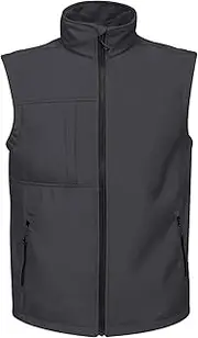 [REGATTA] Mens Octagon 3 Layer Printable Softshell Bodywarmer (UK Size: XXXL) (Seal Grey)