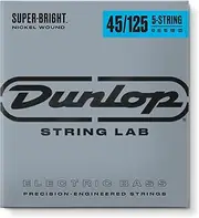 Jim Dunlop DBSBN45125 Md-5/St Bass Super Bright Nickel Bass String